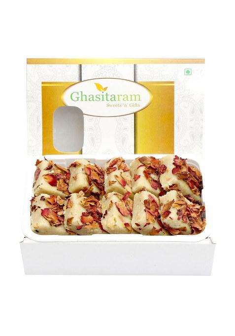 Ghasitaram Ghasitarams Orange Dryfruit Mithai Cake
