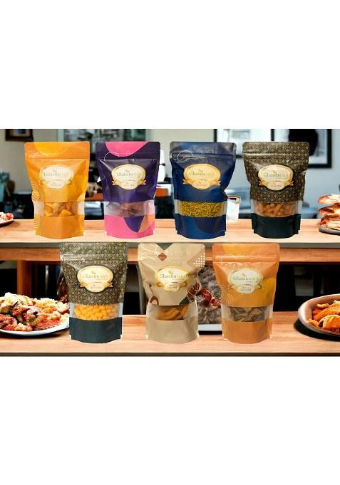 Ghasitaram Namkeen-Best Of 7 Roasted Namkeen Pouches