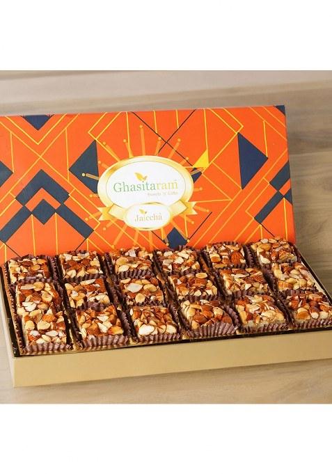 Ghasitaram Sugarfree Almond Delight In Designer Box 18 Pcs