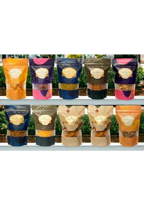 Ghasitaram Holi Sweets| Hampers| Gifts Namkeen-Best Of 10 Roasted Namkeens