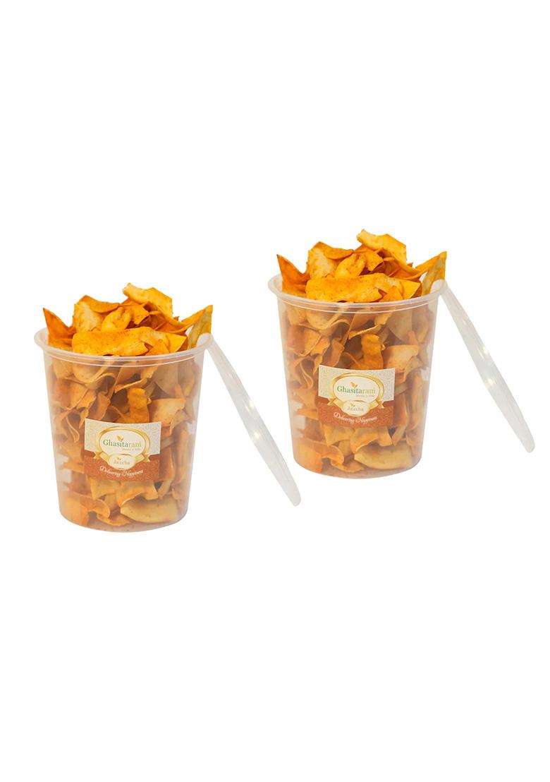 Ghasitaram Holi Sweets| Hampers| Gifts Namkeen-Roasted Moong Dal Chips 200 Gms