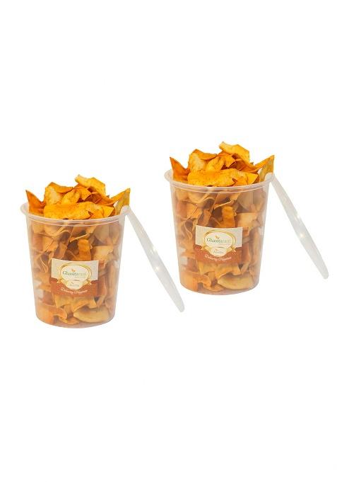 Ghasitaram Holi Sweets| Hampers| Gifts Namkeen-Roasted Moong Dal Chips 200 Gms