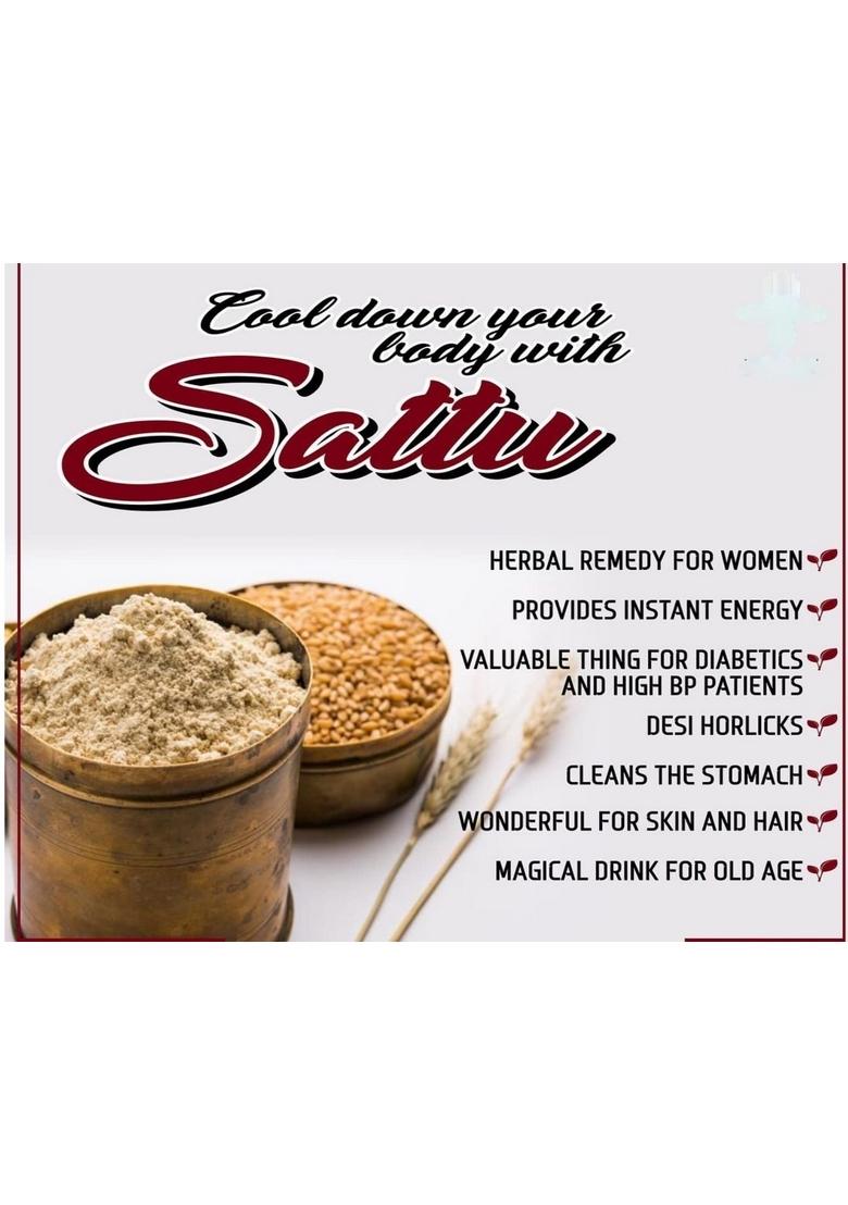 Ghotaram Satuani/Shattu/Sattuka|Sattuvita/Chattu Kadale Hittu/Chane Ka Sattu|Chana Sattu/Sattu Atta|Traditional Cooling Summer Drink/High-Fiber Flour-980G