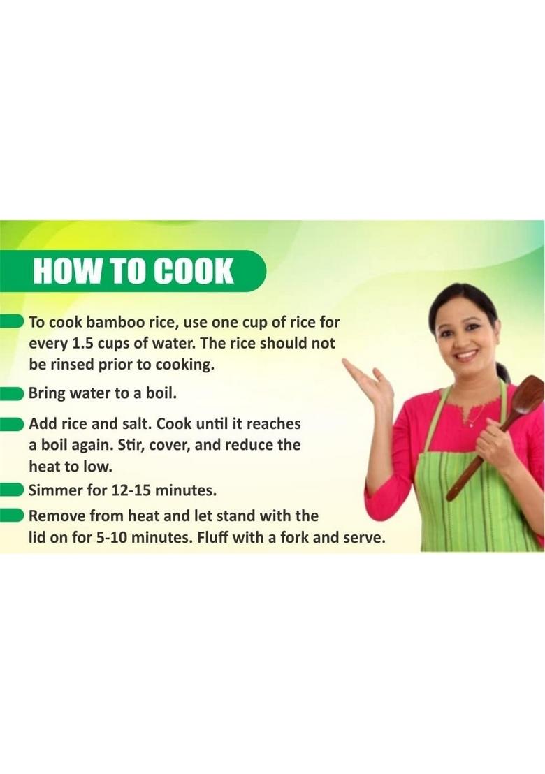 Sri Sai Forestry Bamboo Rice, Unpolished Brown Small Grain, 1 Kg