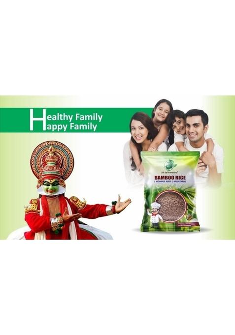Sri Sai Forestry Bamboo Rice, Unpolished Brown Small Grain, 1 Kg