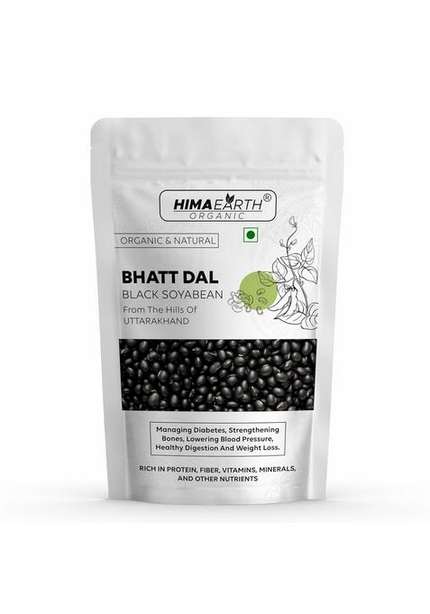 Himaearth Organic | Bhatt Ki Dal Black Soybean 500Gm Ancient Grain From Uttarakhand High Fiber And Protein Rich In Antioxidants Soyabean