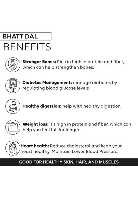 Himaearth Organic | Bhatt Ki Dal Black Soybean 500Gm Ancient Grain From Uttarakhand High Fiber And Protein Rich In Antioxidants Soyabean