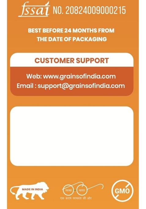 Grains Of India Biryani Basmati Rice| 1Kg| Extra Long| Natural Aroma| Unpolished