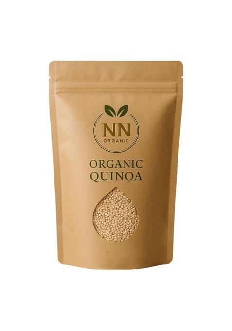Nnorganic Quinoa Seeds 500G | Raw Healthy Super Food Glutenfree Saponin Free High Protein & Fiber Diet 100% Wholegrain Cereal Quinoa, Natural Whole Grain 500Gm