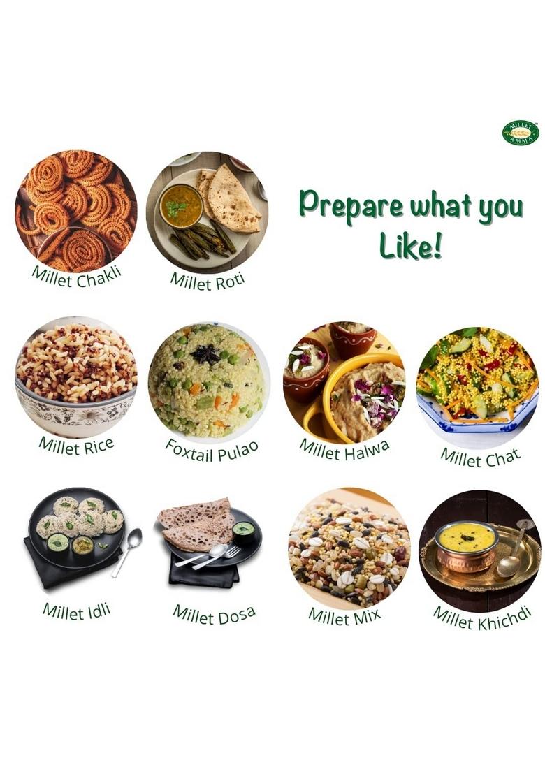 Millet Amma Organic Gluten Free Unpolished Barnyard Millets For Overall Wellness And Balanced Nutrition