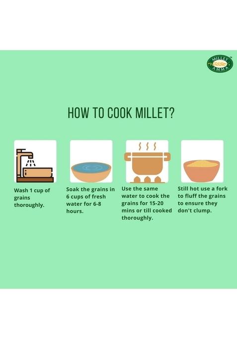 Millet Amma Organic Gluten Free Unpolished Barnyard Millets For Overall Wellness And Balanced Nutrition