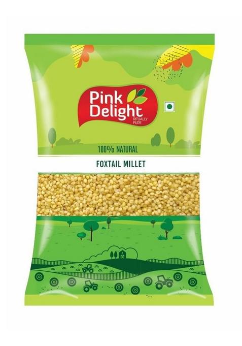 Pink Delight Foxtail Millet, 400 Gm | Unpolished Natural Grains