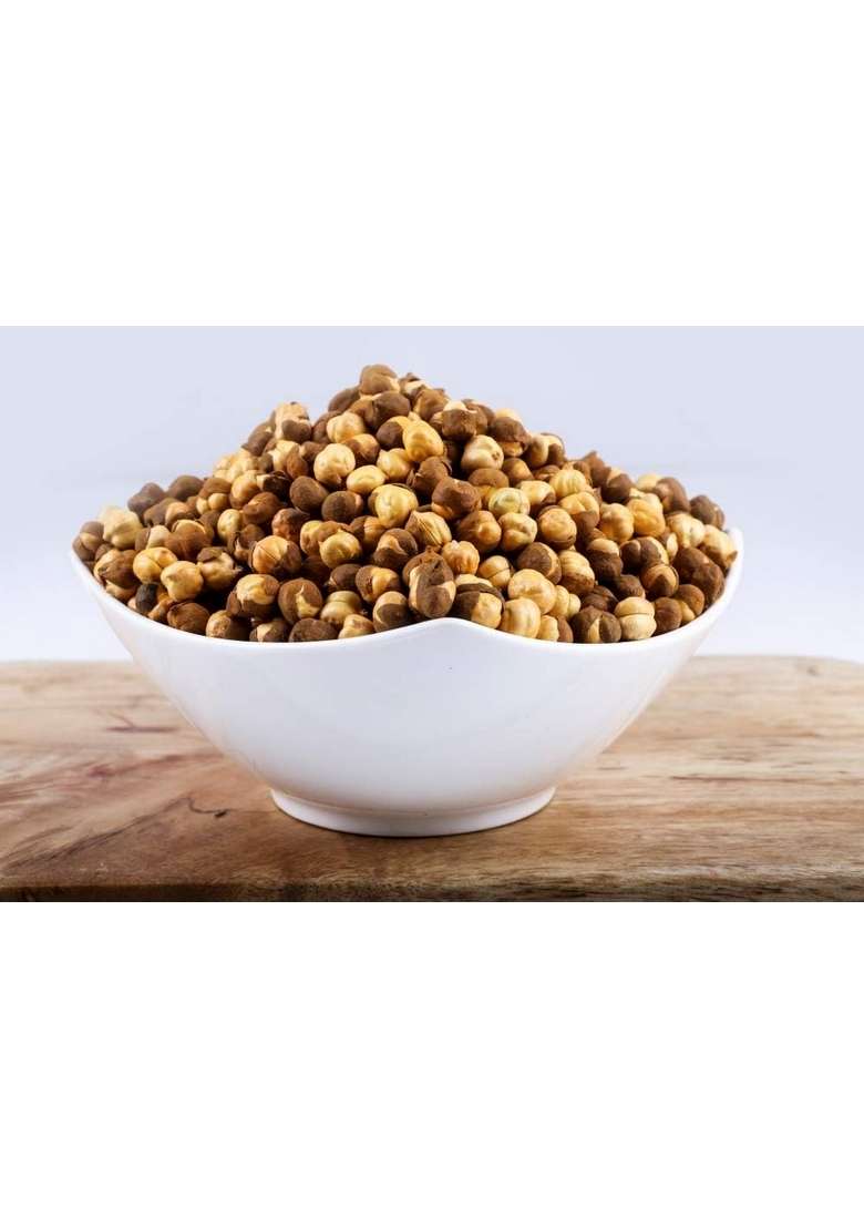 Seltos Organic Roasted Bhuna Chana 400G | Unsalted Chickpeas High Protein Snack For Weight Loss Healthy Crunchy No Skin Rich In Fiber & Minerals Hua - Indya
