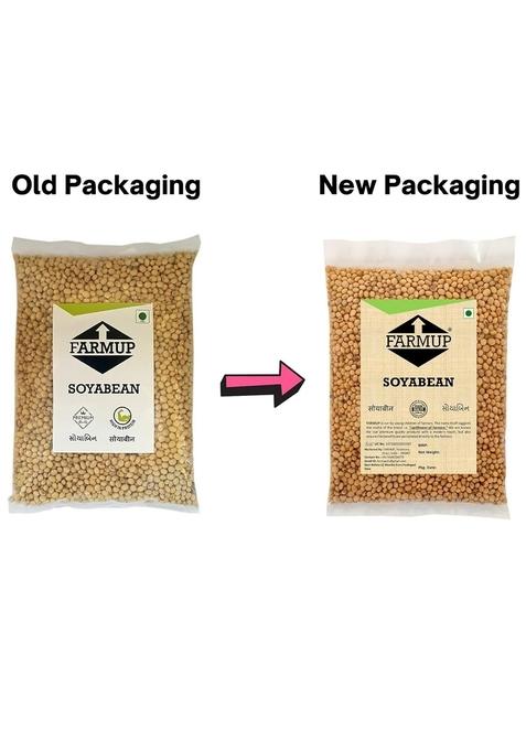 Farmup Soyabean (High Protein Premium Soyabean) (1 Kilogram)
