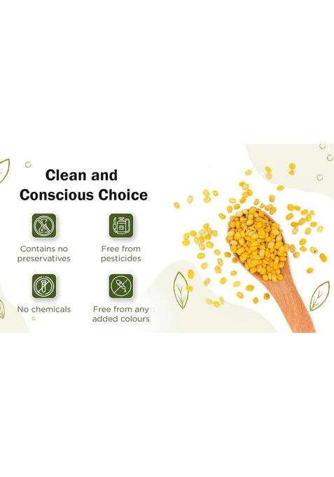 Sanbag Nature Farm Farm,Organic Chana Dal-1 Kg, 100% Organic,Unpolished, No Preservatives, Chemical-Free