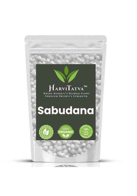 Harvitatva Sabudana | Tapioca Pearls Sago Dana Organic Fasting Food Gluten-Free & Natural Energy Source Ayurvedic Quality 100% Pure Cleaned- 900Gm