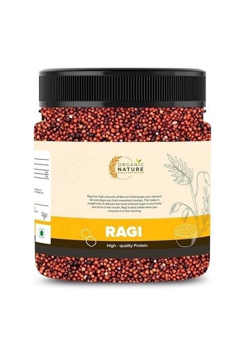 Organic Nature Ragi Raagi Finger Millet 250 Gms Nachani Multi Grain Whole| Jar Pack|