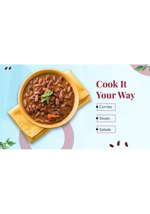 Sanbag Nature Farm Organic Red Rajma 1Kg,Unpolished,Kidney Beans, No Preservatives, Pesticide Free