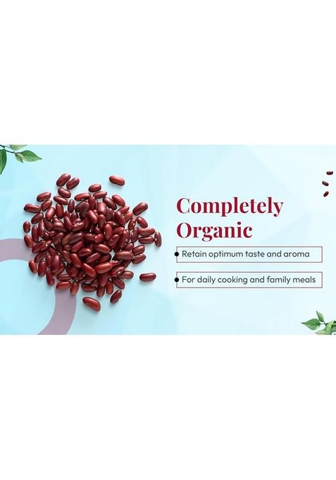 Sanbag Nature Farm Organic Red Rajma 1Kg,Unpolished,Kidney Beans, No Preservatives, Pesticide Free