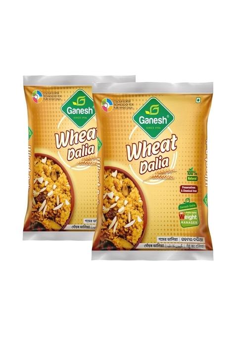 Ganesh Wheat Dalia 500 Gm (Pack Of 2)