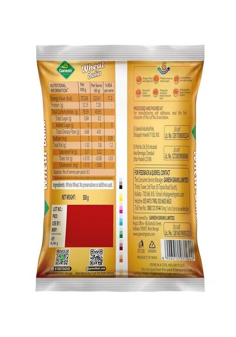 Ganesh Wheat Dalia 500 Gm (Pack Of 2)