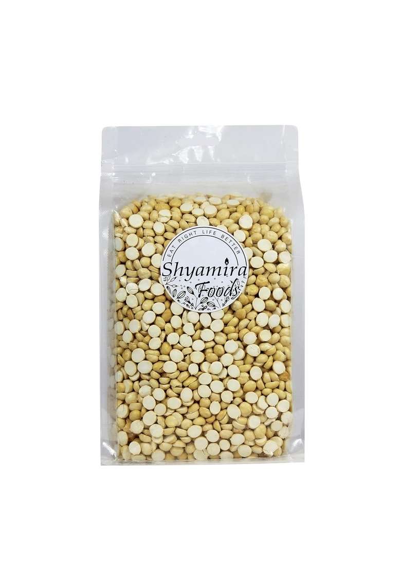 Shyamira Foods Organic Roasted Chana Dal | Bengal Gram Split Fresh Bhuna Putnalu Pappu Pottukadalai 250G - Indya