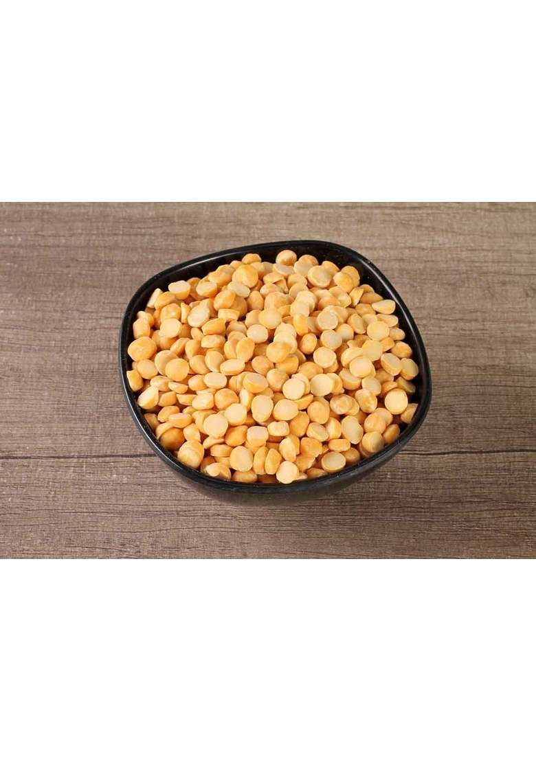 Shyamira Foods Organic Roasted Chana Dal | Bengal Gram Split Fresh Bhuna Putnalu Pappu Pottukadalai 250G - Indya