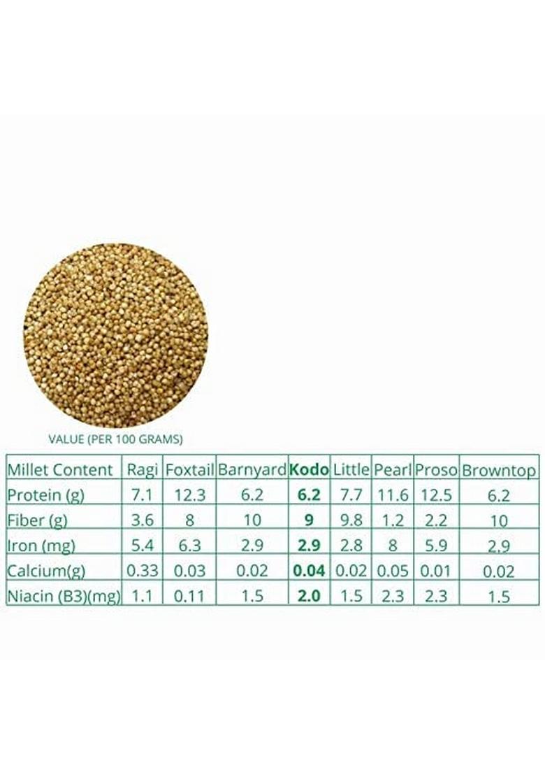 Millet Amma Unpolished Certified Organic Little Grains | 1 Kg Pack (Same Samalu Kutki Samai) Rich In Fibre Than Rice & Dietary Fibre, High Protein, Gluten Free
