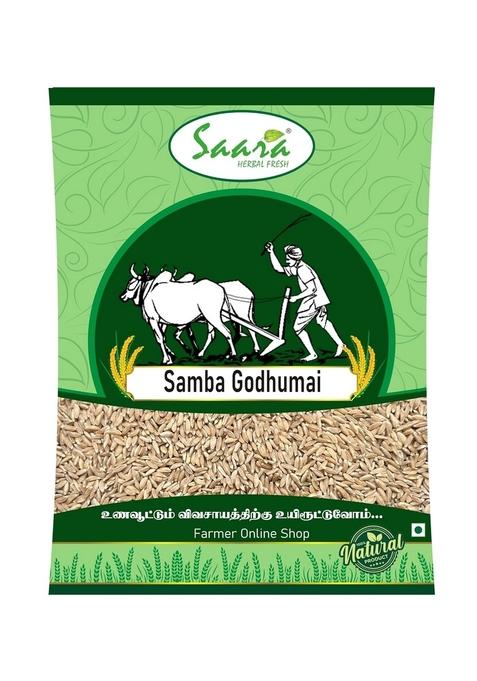 Saara Herbal Fresh Samba Godhumai 250G | Godhumu |Unpolished Dalia
