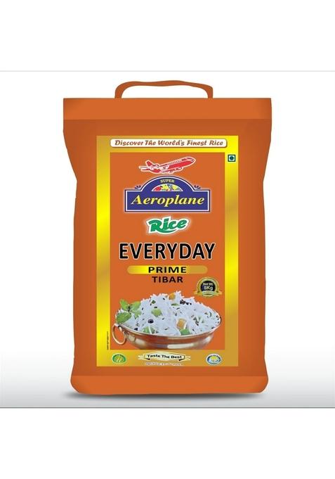 Aeroplane Everyday Basmati Rice, 5Kg Perfectly Aged Long Grain With Rich Aroma Rice Best For Daily Use (Pack Of 1)