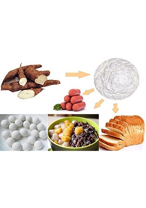 Nottacia Gluten Free Tapioca Starch ! Sabudana Atta 100% Organic Food For Fasting Keto Diet Plan !,500Gm