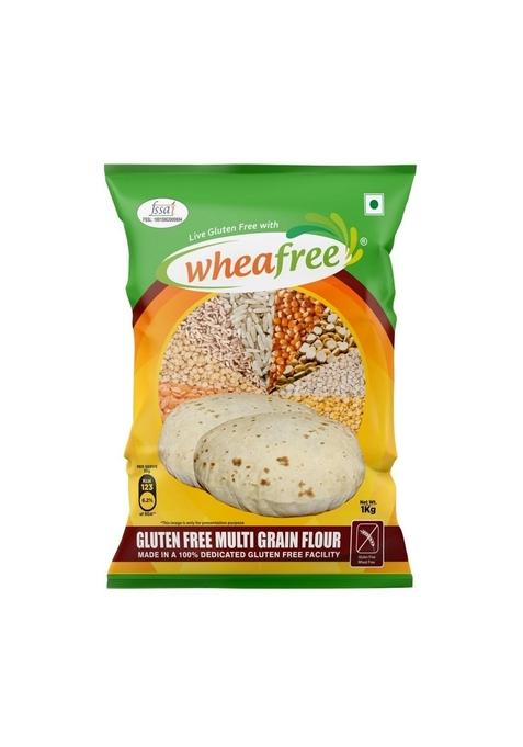 Wheafree Gluten Free Jowar Atta, Multigrain Flour & Besan Combo (1Kg Each) | Gluten-Free Lactose Soya Celiac-Friendly