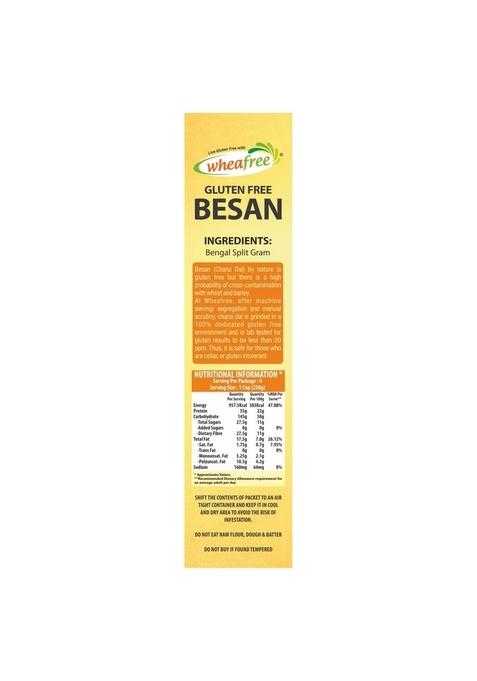 Wheafree Gluten Free Jowar Atta, Multigrain Flour & Besan Combo (1Kg Each) | Gluten-Free Lactose Soya Celiac-Friendly
