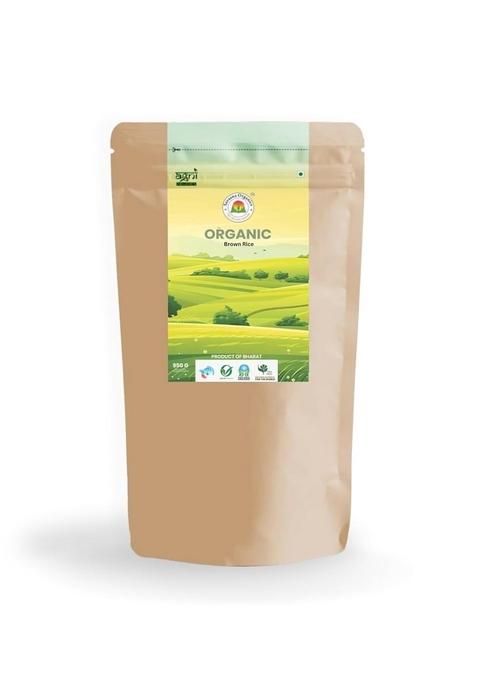 Savaana Organics Basmati Brown Rice 950G | Unpolished Whole Grain High Fibre & Antioxidants Low Glycemic Index 100% Natural Ideal For Weight Loss, Diabetics Healthy Lifestyle