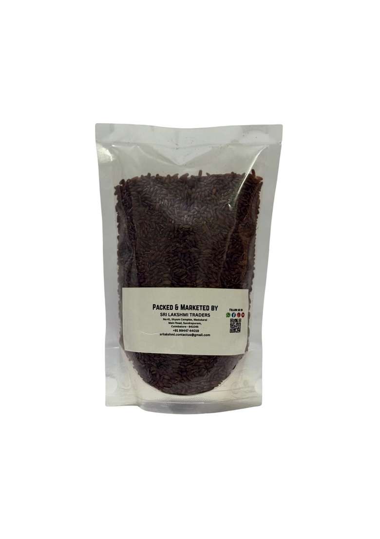 S L T – Poongar Rice 500G –Traditional Red | Naturally Grown Unpolished & Gluten-Free Rich In Iron Fibre Tamil Nadu Organic Variety - Indya