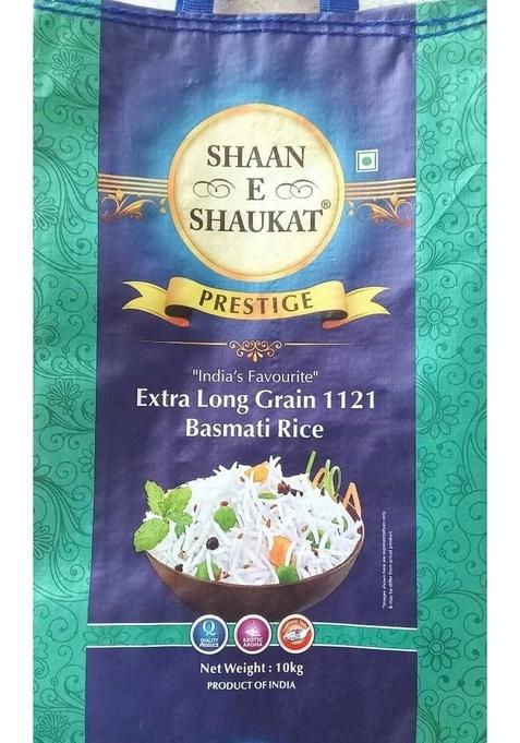 Shaan-E-Shaukat Prestige 10Kg Extra Long Grain 1121 Basmati Rice