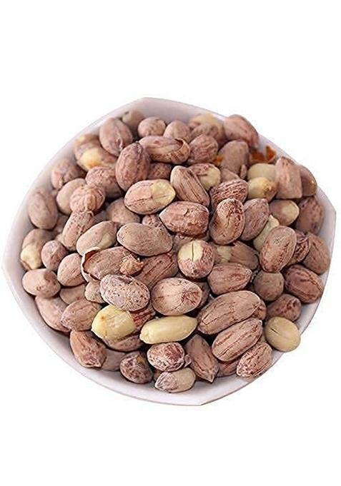 Go Kitchen Peanuts Roasted Salted Seed | Gujrat Special Mungfali Dana Organic & Gluten-Free Namkeen Snacks Jumbo - 1 Kg
