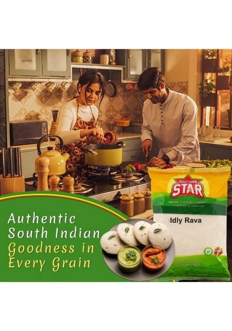 Southern Star Idli/Idly Rava (Suji/Sooji) 900G | Coarse Semolina From Durum Wheat For Soft Upma, Idli, Dosa & Halwa Premium Sooji Indian Breakfast Unpolished Hygienically Packed