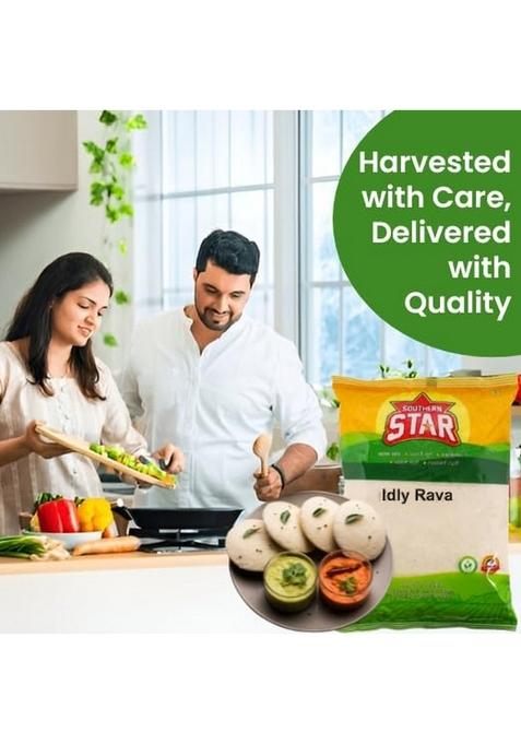 Southern Star Idli/Idly Rava (Suji/Sooji) 900G | Coarse Semolina From Durum Wheat For Soft Upma, Idli, Dosa & Halwa Premium Sooji Indian Breakfast Unpolished Hygienically Packed