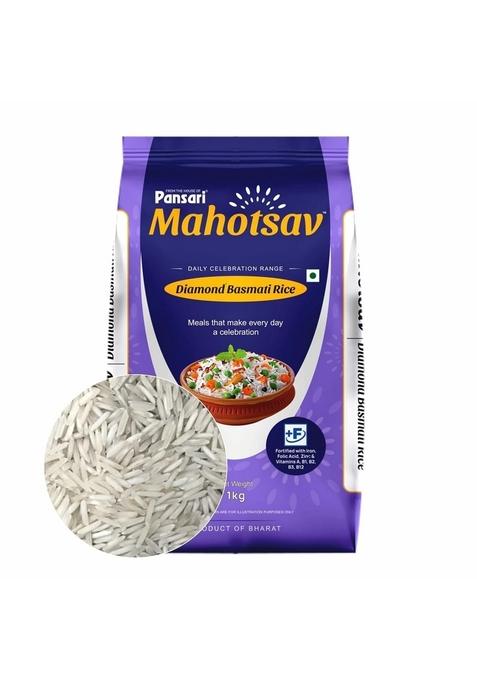 Pansari Mahotsav Diamond Basmati Rice, 5 Kg Bag By Brand
