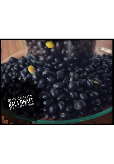 Raindrop Home Products - Eat Right, Live Right Super Food Of Uttarakhand 100% Pure & Natural Kala Bhatt/Black Soyabean/Bhatt Ki Dal