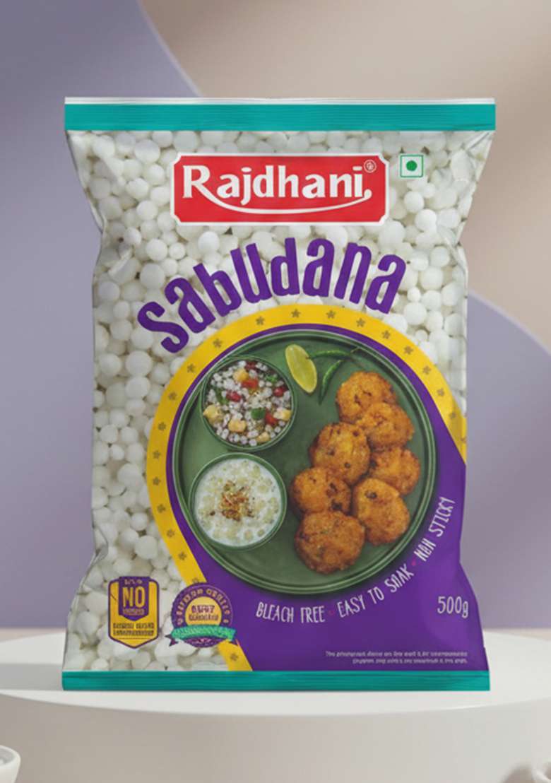 Rajdhani Organic Sabudana 500G (Pack Of 2) | Sago - Indya