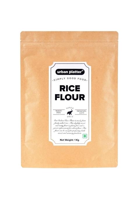 Urban Platter Indian Rice Flour, 1Kg (Fine All-Purpose Chawal Atta For Chapati, Baking, Dosa)