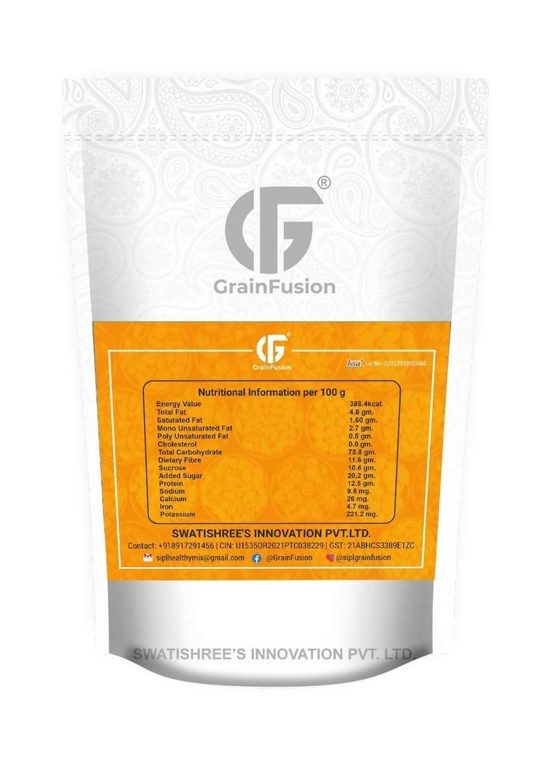 Grainfusion Daily Diet Sweet - 500Gm | Healthy & Delicious Sugar-Free Snack For Weight Management, Low-Calorie, Ideal Keto, Vegan, And Gluten-Free Diets, Perfect Satisfying Your Cravings Without The Guilt (Gf-Daily -500Gm_Pack Of 2) - Indya