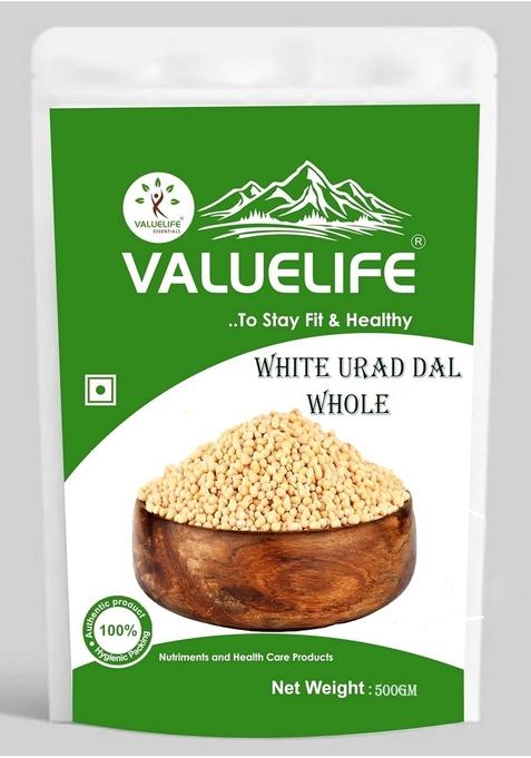 Value Life Essentials Urad Dal -490G (White)