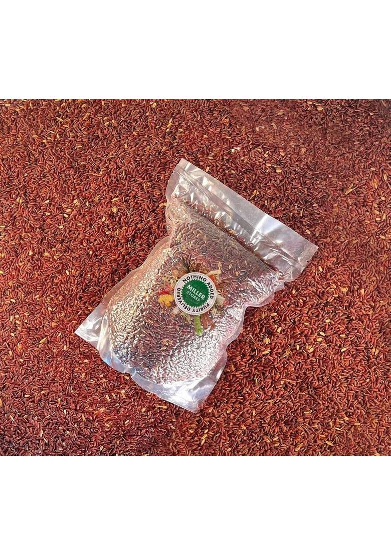 Miller Stores The Premium Red Rice 1 Kg | Nutritious And Flavorful Whole Grain Rich Source Of Iron, Vitamins Antioxidants Gluten Free No Additives