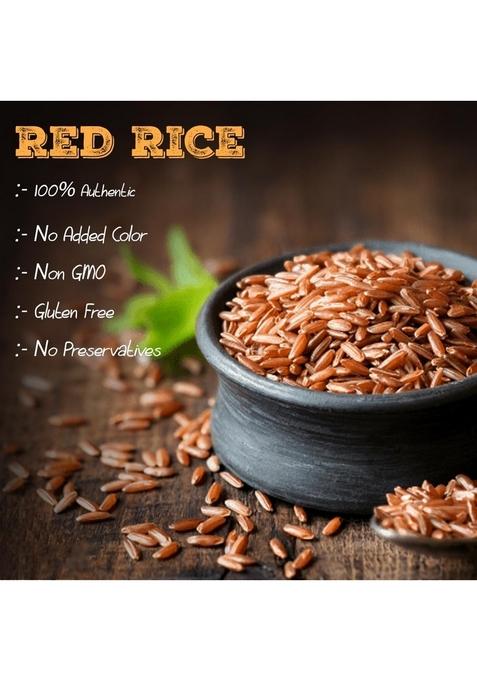 Miller Stores The Premium Red Rice 1 Kg | Nutritious And Flavorful Whole Grain Rich Source Of Iron, Vitamins Antioxidants Gluten Free No Additives