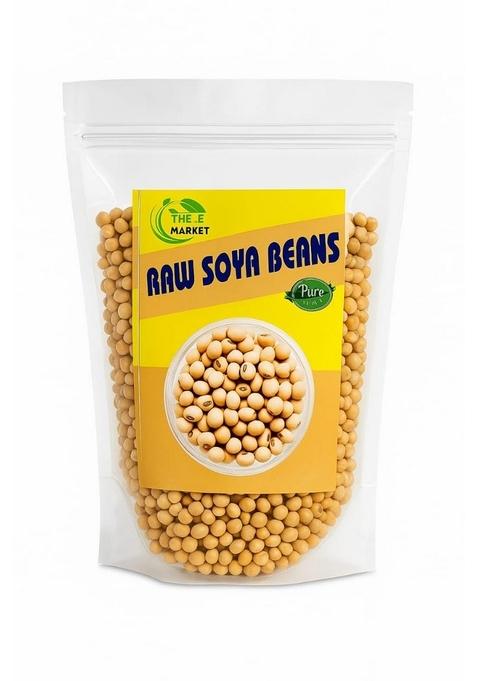 The E Market Raw Soya Beans, Pure And Natural, High Protein Fiber, 500G