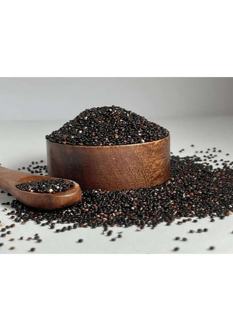 Nourcery Black Quinoa 1Kg | Gluten Free High Energy, Protein & Fiber Super Food Grains Rich In And Fiber| Healthy Breakfast Cereal Pack Of 1 - Indya