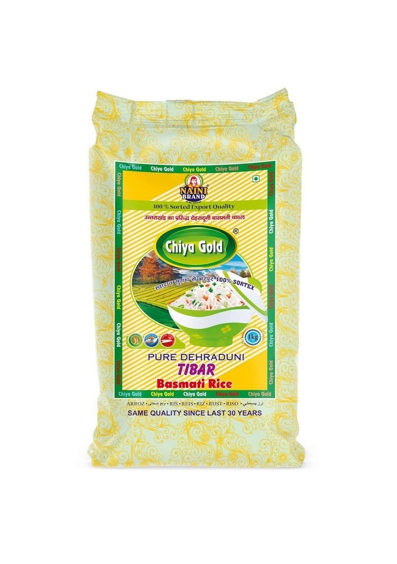 Naini Brand Chiya Gold Pure Dehraduni Tibar Basmati Rice 1 Kg | Same Quality Since Last 30 Years